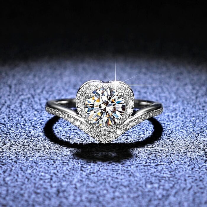 Moissanite Ring