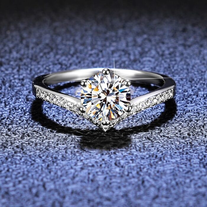 Moissanite Ring